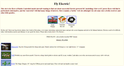 Desktop Screenshot of flyelectric.org.uk